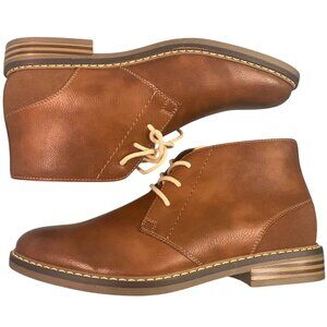 Arizona Men's AZ Dutton Tan Chukka Boots Size 9.5M Stylish Leather Brown Lace Up